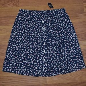 NWT Hollister Floral Summer Skirt